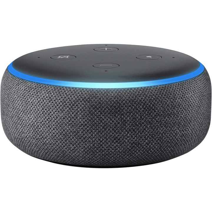 Echo Dot, Amazon, was £49.99, now £24.99 