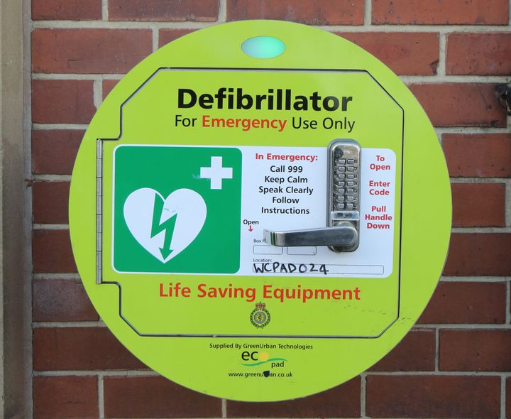 The use of a defibrillator on a patient suffering cardiac arrest can produce survival rates as high as 75%
