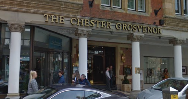 The Chester Grosvenor Hotel has publicly apologised after the incident 