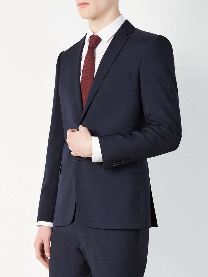 Kin Miller Pindot Slim Fit Suit Jacket