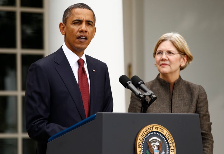 Sen. Elizabeth Warren (D-Mass.) served as a special adviser on former President Barack Obama's Consumer Financial Protection Bureau.