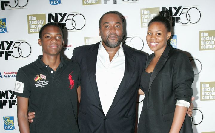 Filmmaker Lee Daniels and his kids attend the Nicole Kidman Gala Tribute during the 50th annual New York Film Festival at Lincoln Center on Oct. 3, 2012, in New York.