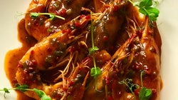 Un buen plato para estas fechas: salteado de camarones con
