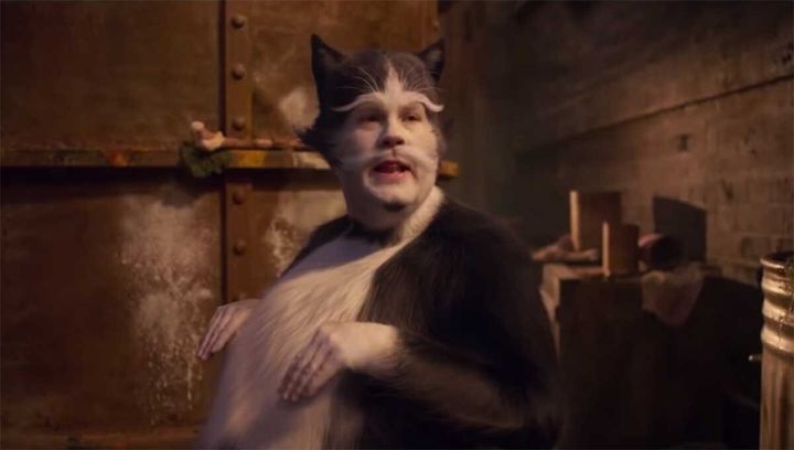 James Corden plays Bustopher Jones in the big screen adaptation of Cats.
