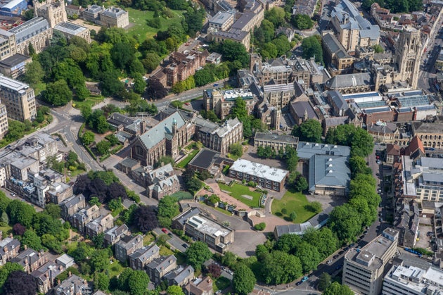 An aerial view of Bristol Grammar School 