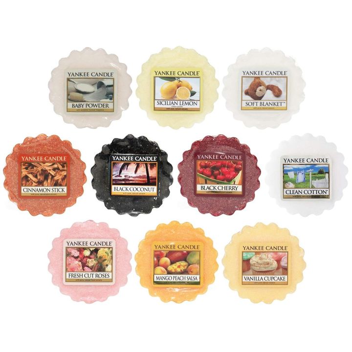Yankee Candle Wax Melts Value Bundle, Mixed Popular Fragrances, Set of 10, was £17.90, now £10.99 