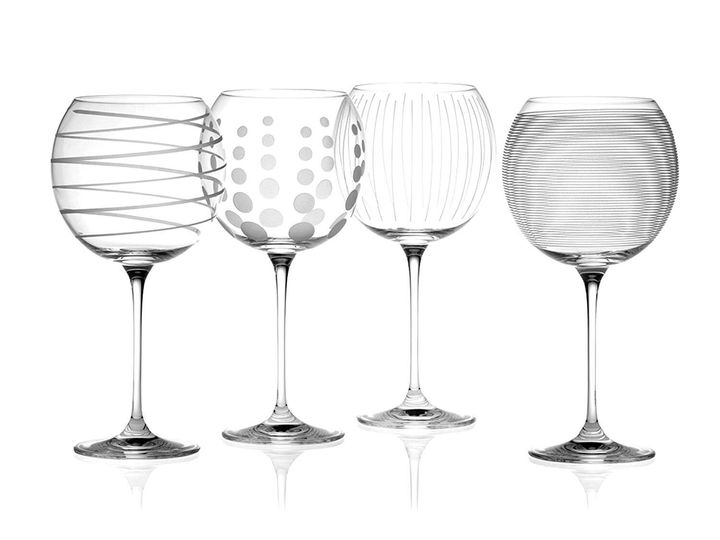 Mikasa Cheers Set of 4 Crystal Balloon Gin Glasses, was £18.81, now £14.99 