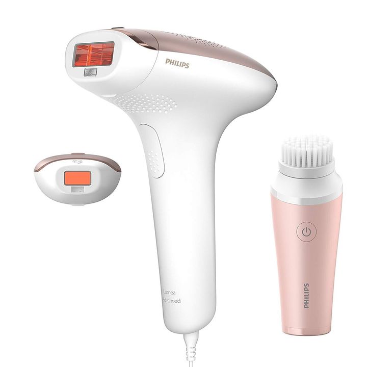 Philips Lumea Advanced IPL Hair Removal Device with 2 Attachments for Face and Body with VisaPure Mini Facial Cleansing Brush - BRI922/00, was £298, now £229.99 