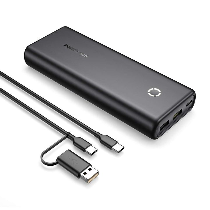 Poweradd 20000mAh 18W Power Delivery USB C Portable Charger Power Bank, was £25.99, now £18.19