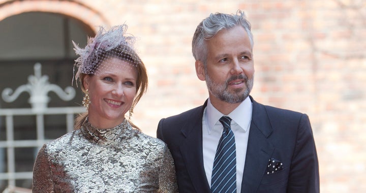 Ari Behn y Marta Luisa de Noruega, en el 70º cumpleaños de Carlos Gustavo de Suecia.