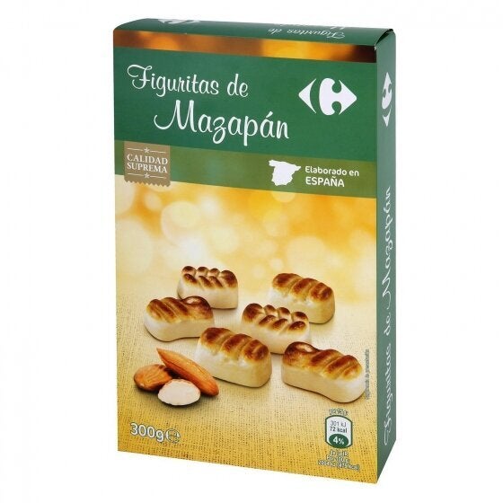 Figuritas de mazapán de Carrefour.