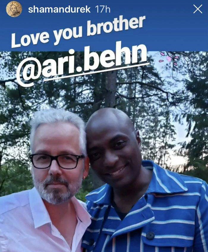 Ari Behn y Durek Berret
