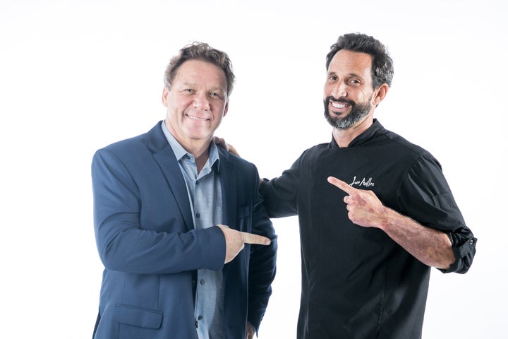 José Avillez e Claude Troisgros, companheiros de cena em "Mestre do Sabor".
