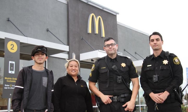 Deputies from the San Joaquin County Sheriff's Office and McDonald's employees helped a woman escape from a disturbing situation on Christmas Eve.