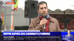 Défilé de responsables de gauche dans les gares en soutien aux