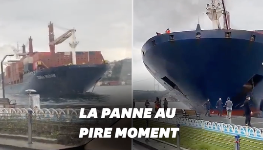 À Istanbul, spectaculaire accident d’un cargo le long du