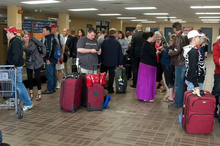 People arrive from around the world to Gander, N.L. to mark the 10th anniversary of 9-11. The city welcomed roughly 6,700 travellers from airliners forced to land in Gander when U.S. airspace was closed after the terrorist attacks of Sept. 11, 2001.