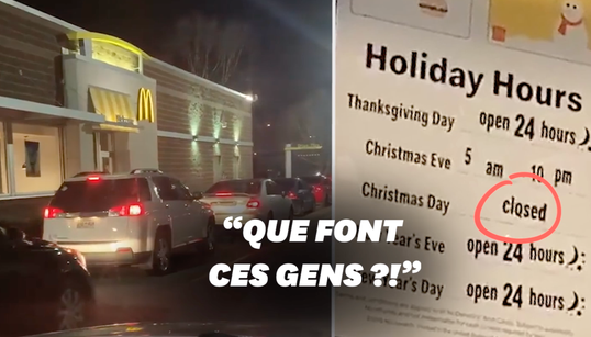 Ces Américains sont tellement accros au McDo qu’ils font la queue même quand c’est
