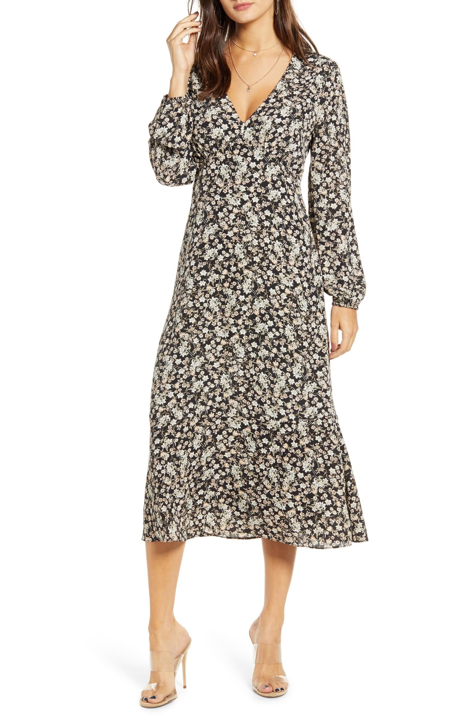 nordstrom womens midi dresses