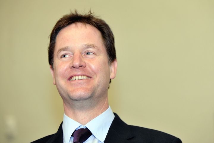 Nick Clegg, pictured in 2010.