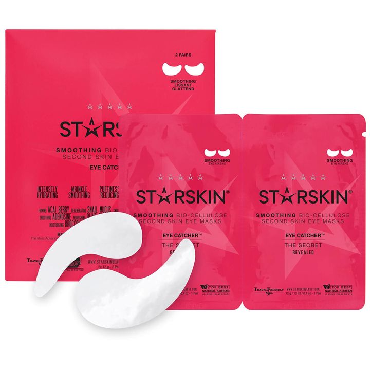 Starskin Eye Catcher Smoothing Coconut Bio-Cellulose Second Skin Eye Mask, Look Fantastic