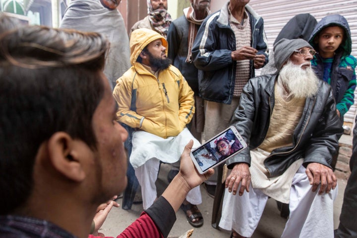 Families in Uttar Pradesh grieve the deaths of their sons killed when the Uttar Pradesh police opened fire on a demonstration.