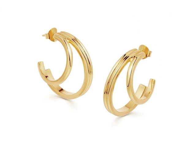 Gold Rosette Hoops, Missoma