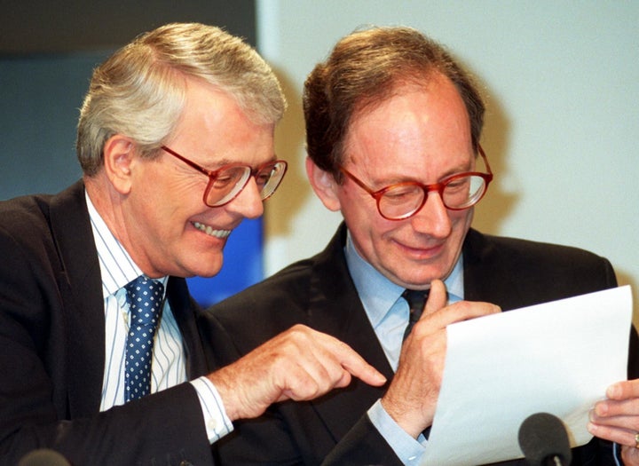 <strong>Prime minister John Major and foreign secretary Malcolm Rifkind.</strong>