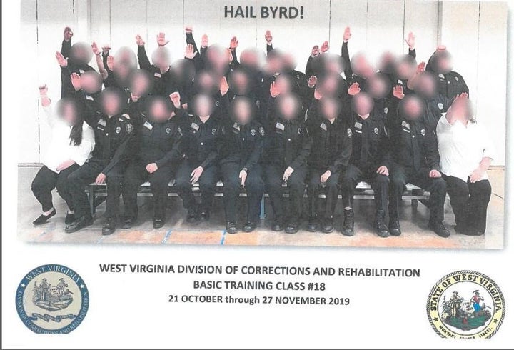 virginia corrections west nazi salute dept holocaust institute training after employees government working wchs tv rehabilitation division class