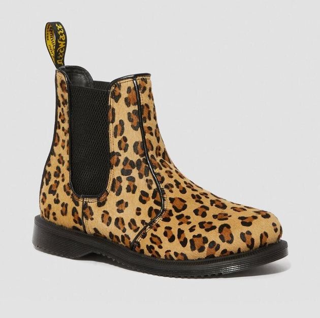 Dr. Martens Flora Leopard Chelsea Boots