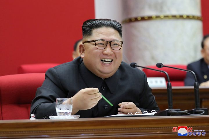 North Korean leader Kim Jong Un attends the 5th Plenary Meeting of the 7th Central Committee of the Workers' Party of Korea (WPK) in this undated photo released on December 31, 2019 by North Korean Central News Agency (KCNA). KCNA.