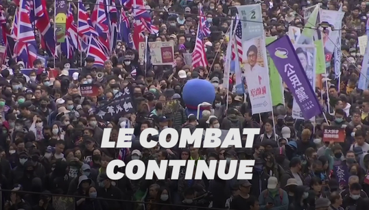 À Hong Kong, 2020 commence par une manifestation de plus d′1 million de