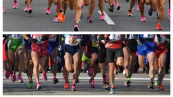 箱根駅伝で選手が履いてるピンクのナイキ。厚底がランナー靴のトレンドだ。