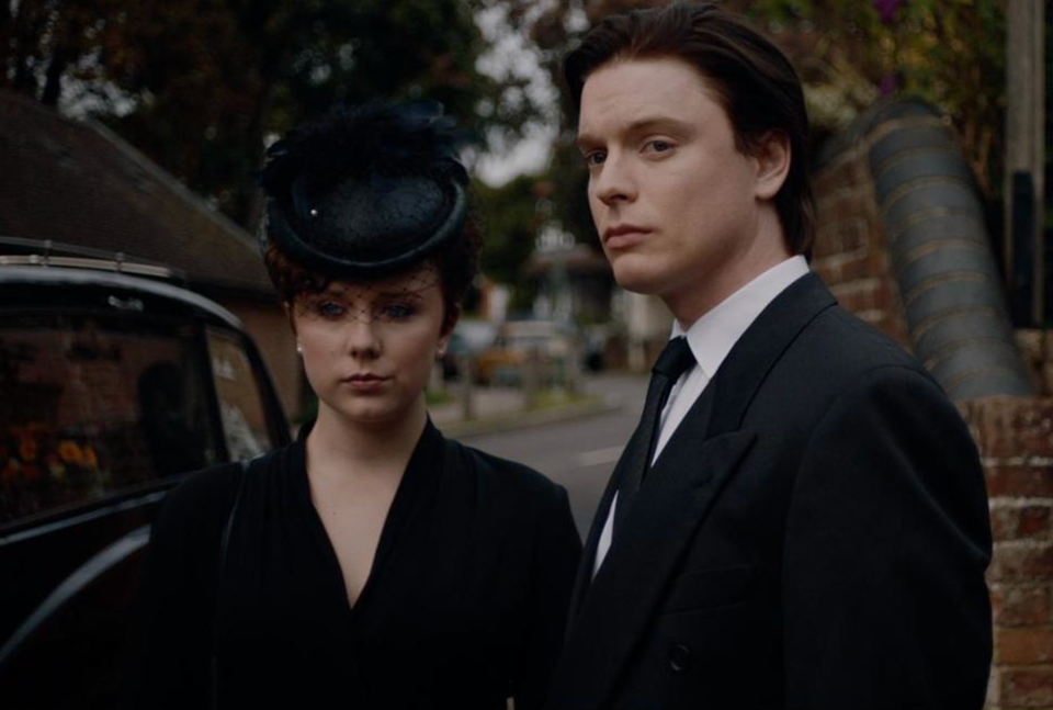 Freddie Fox and Alexa Davies as Jeremy Bamber and Julie Mugford 