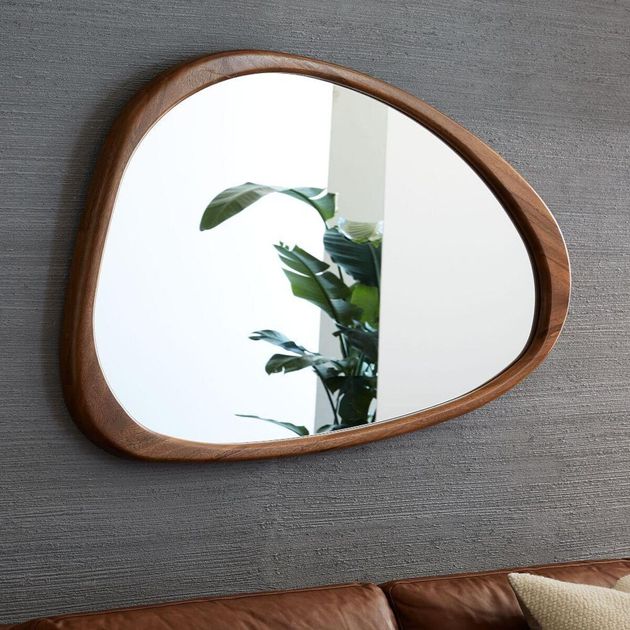 West Elm Asymmetrical Wall Mirror in Acorn, John Lewis,£349.00  