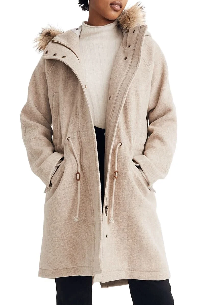 NEW Madewell Vancouver sale Parka XS