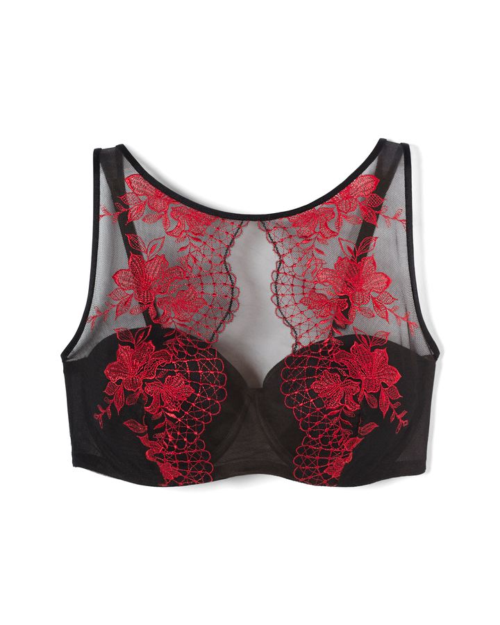 Now's your chance to snag a bra that you'll actually love at Soma, like this lacy high-necked bra that's on sale.