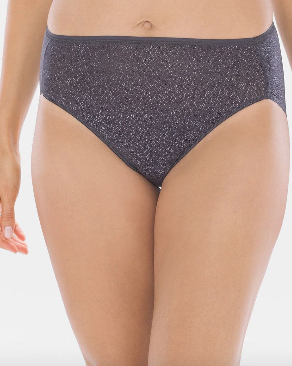 Soma Women's No Show Microfiber Hipster Underwear In Brown Size Xl, Vanishing Edge Panties