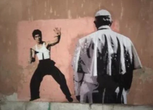 Francesco E Kill Bill In Un Murales A Roma L Autore Portato In Questura L Huffpost