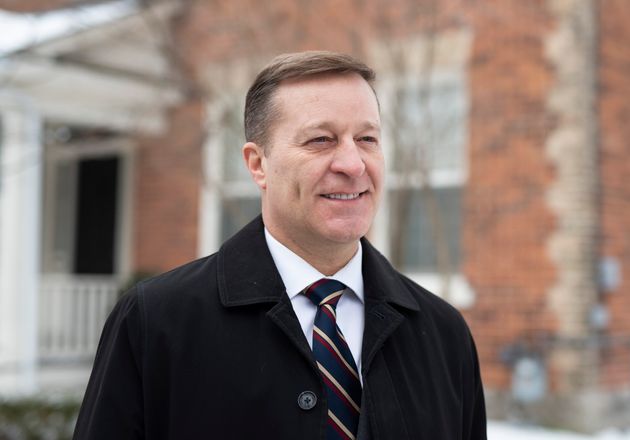 Bryan Brulotte, who is entering the leadership race for the Conservative Party of Canada, is shown in Ottawa, on Sunday.
