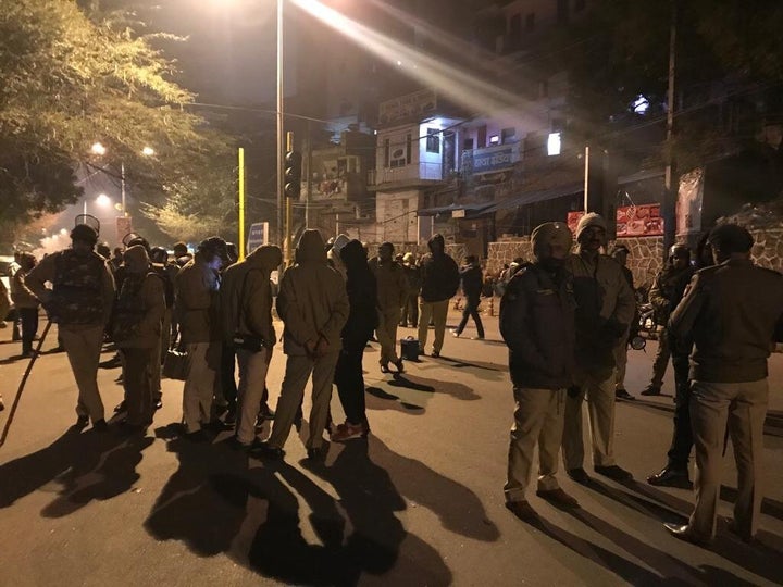 On Jan 5 2020, a group of masked men attacked a group of students on the campus of Jawaharlal Nehru University, New Delhi, India. The Delhi police is under fire for not doing enough to prevent the violence.