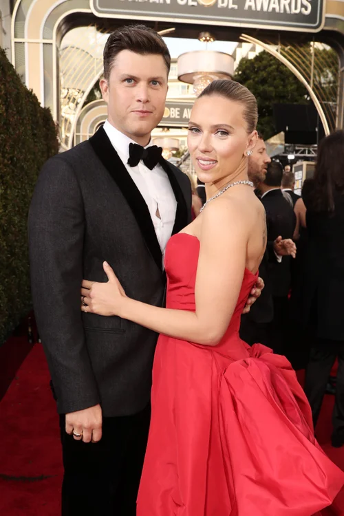 scarlett johansson golden globes red dress Scarlett Johansson's red dress at the 2006 Golden Globes.