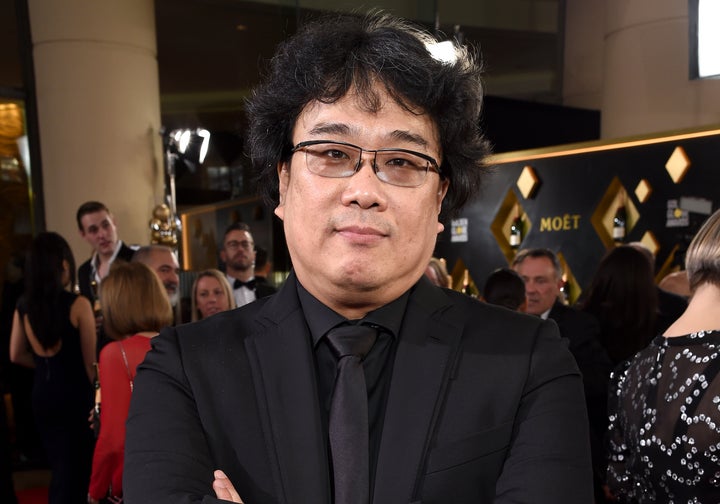 Bong Joon Ho attends the 77th Annual Golden Globe Awards at The Beverly Hilton Hotel on Jan. 5, 2020, in Beverly Hills, California.