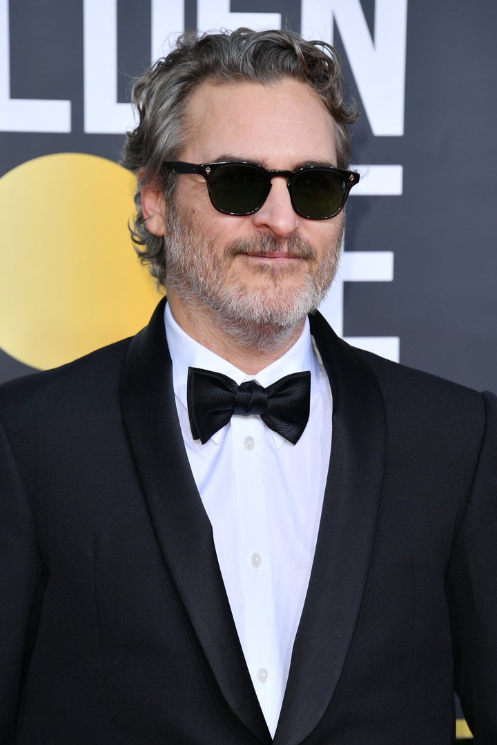 Joaquin Phoenix attends the 77th Annual Golden Globe Awards at The Beverly Hilton Hotel on January 05, 2020 in Beverly Hills, California.