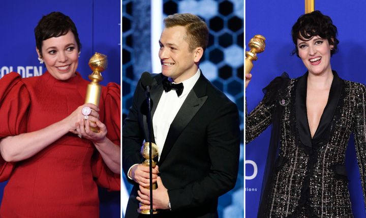 Three of the Globes' most notable British winners
