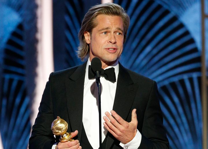 Brad Pitt recoge el Globo de Oro por 'Érase una vez en.. Hollywood'