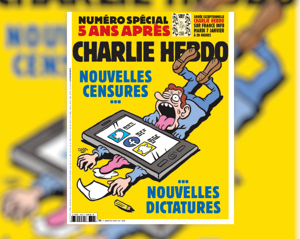 Charlie Hebdo Pour Son Numero Anniversaire De L Attentat Tacle Les Nouveaux Censeurs Le Huffpost