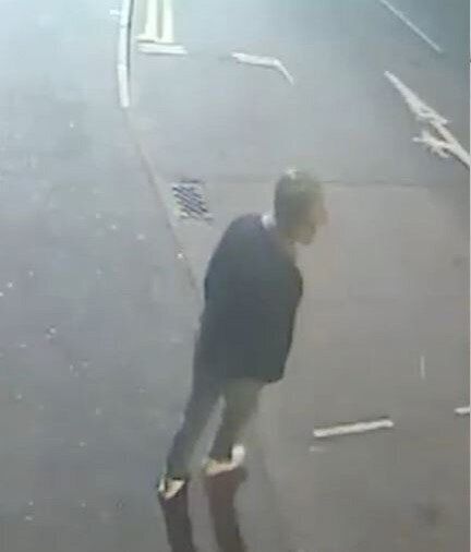 CCTV grab of Sinaga on Princess Street, Manchester