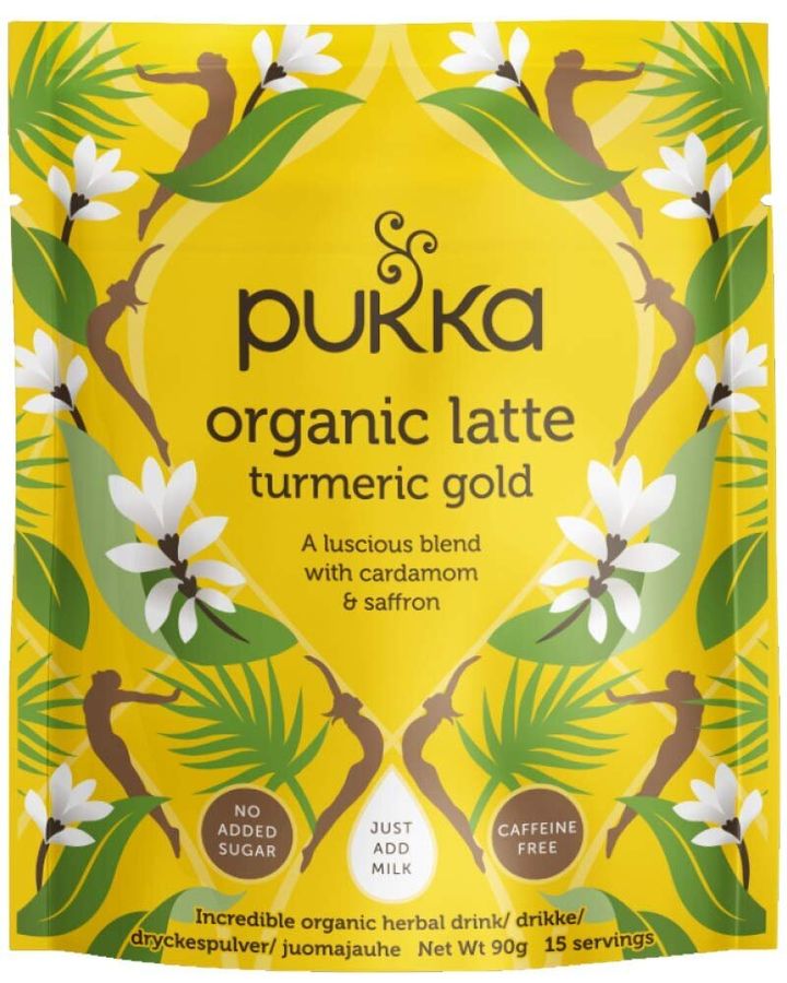 Pukka Turmeric Gold, Organic Herbal Latte with Cardamom & Saffron, Amazon