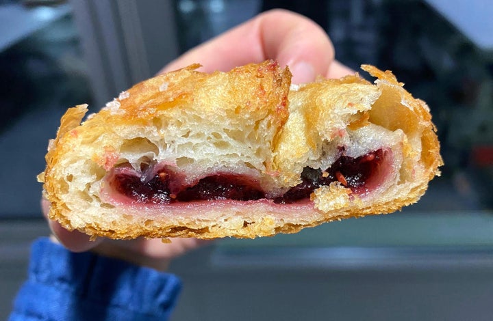 Pret's Very Berry croissant